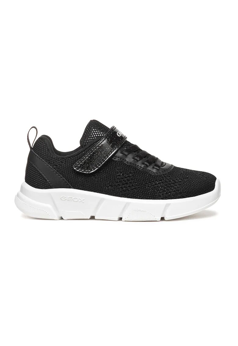Geox Pantofi sport low-cut cu velcro - Negru