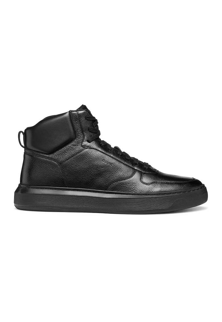 Geox Pantofi sport mid-high de piele - Negru