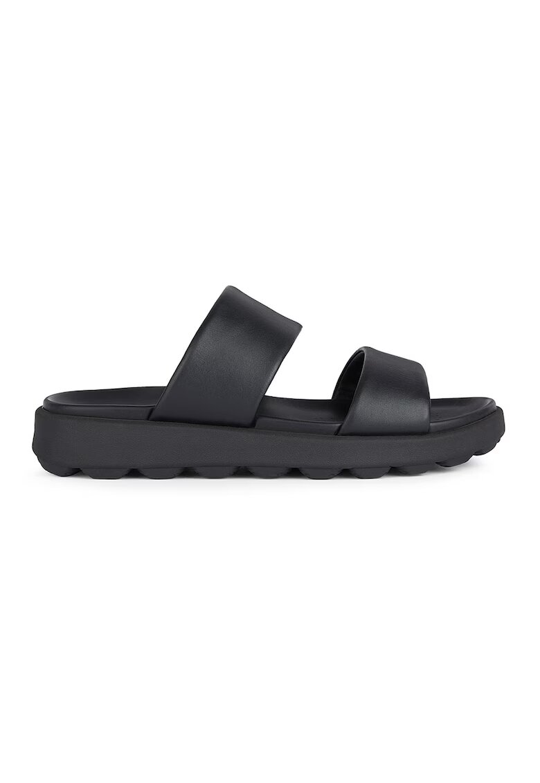 Geox Papuci de piele - Negru