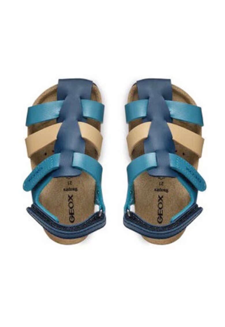 Geox Sandale baieti 304458408 - Piele ecologica - Albastru - Albastru