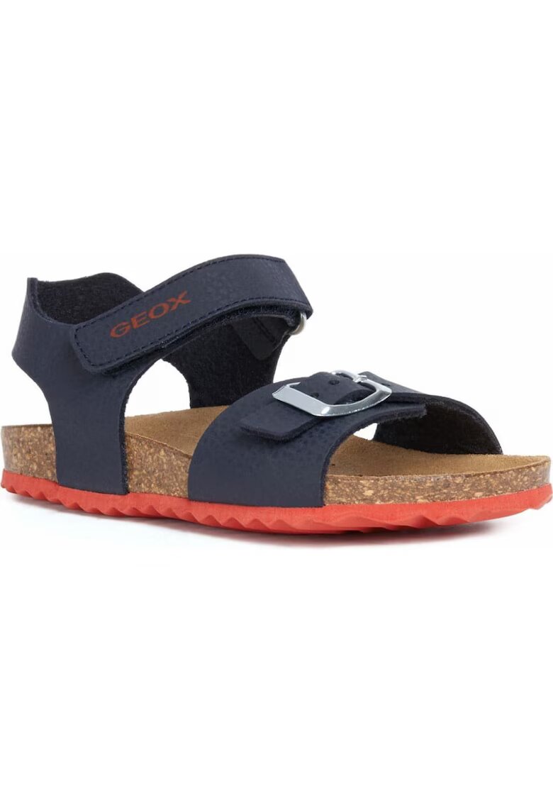 Geox Sandale cu inchidere velcro Ghita - Bleumarin