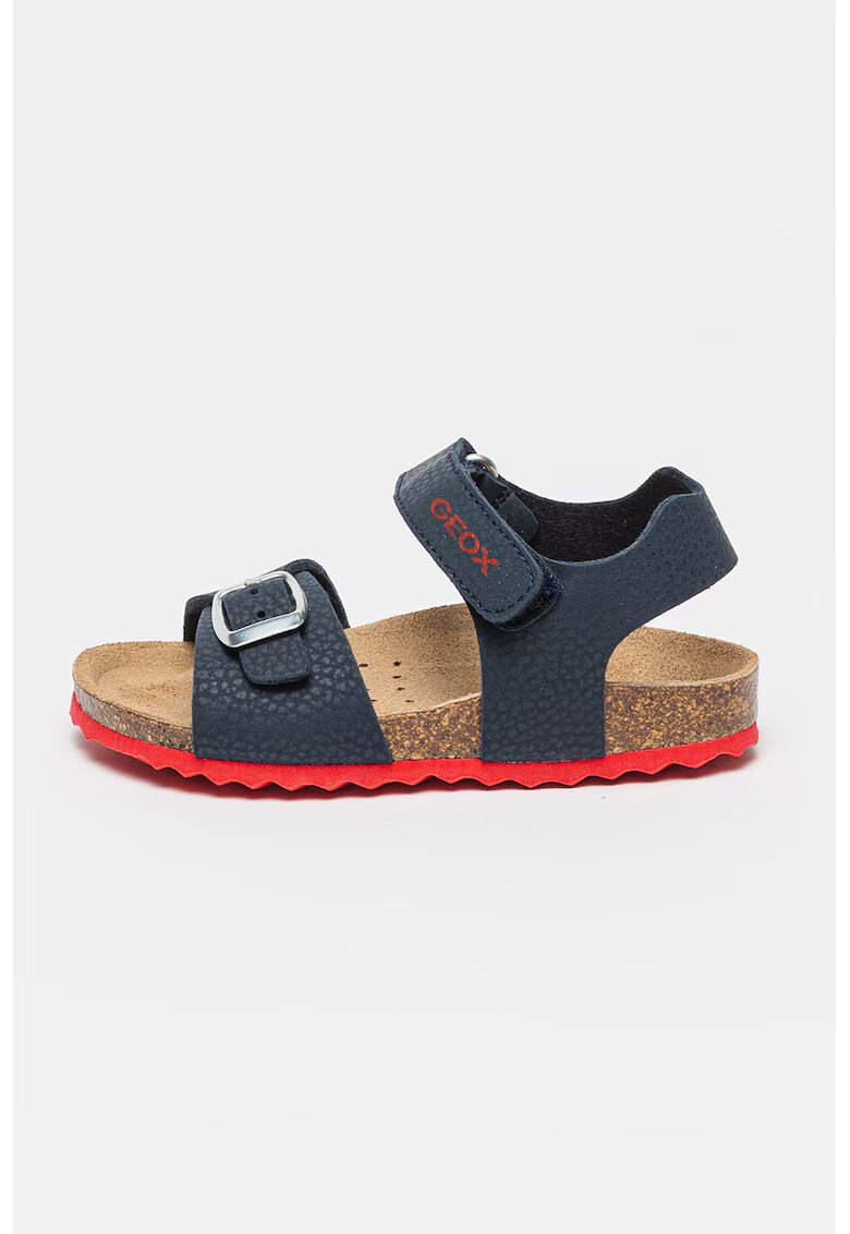 Geox Sandale cu inchidere velcro Ghita - Bleumarin