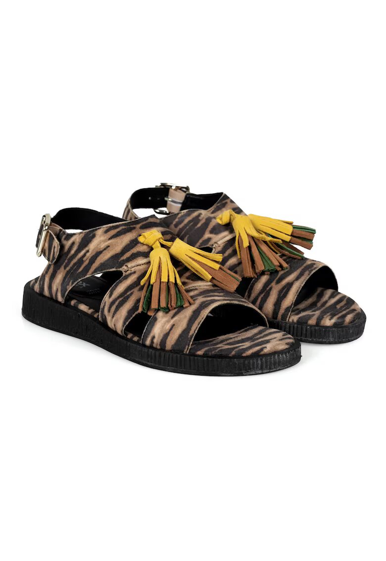 Geox Sandale cu model animal print Taormina -