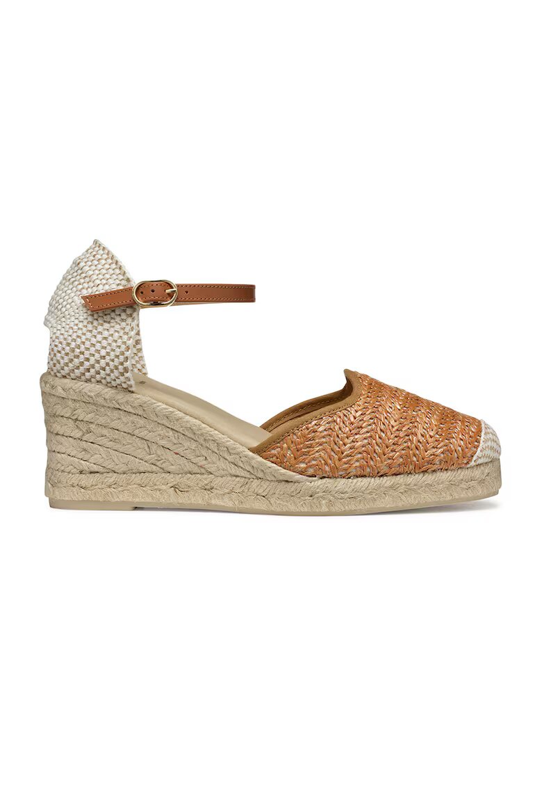 Geox Sandale cu platforma - Caramel