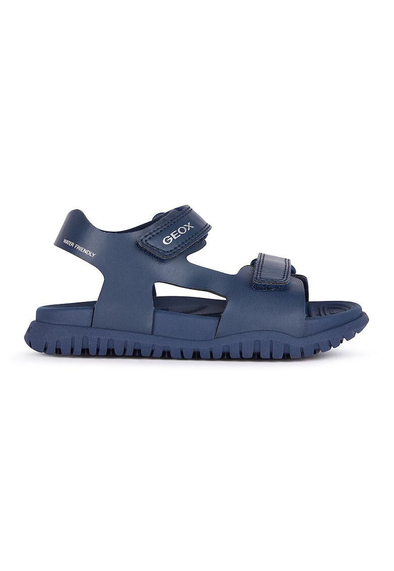 Geox Sandale cu velcro si logo discret - Bleumarin