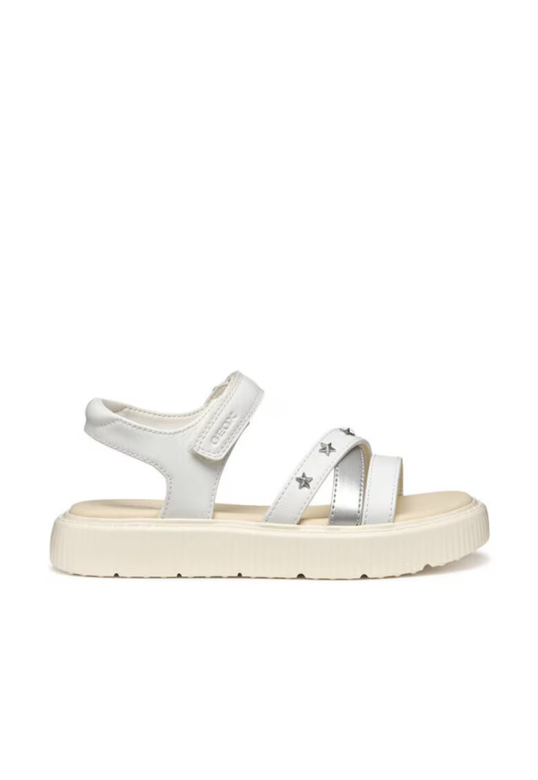 Geox Sandale dama 304633393 - Piele ecologica - Alb - Alb