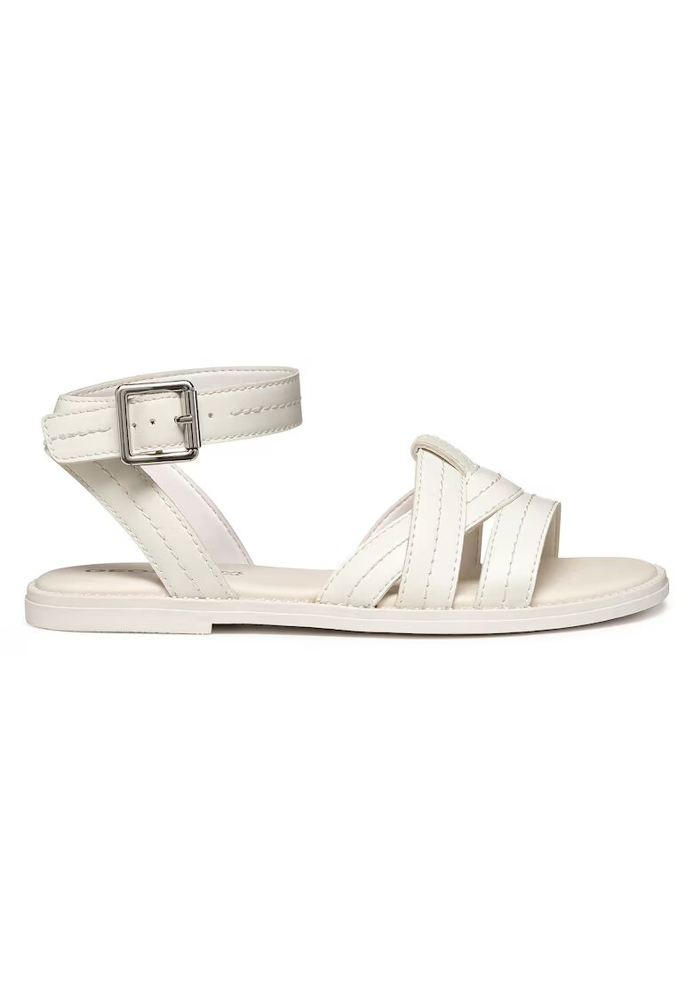 Geox Sandale dama - J5535B-000BC - Piele ecologica - Alb