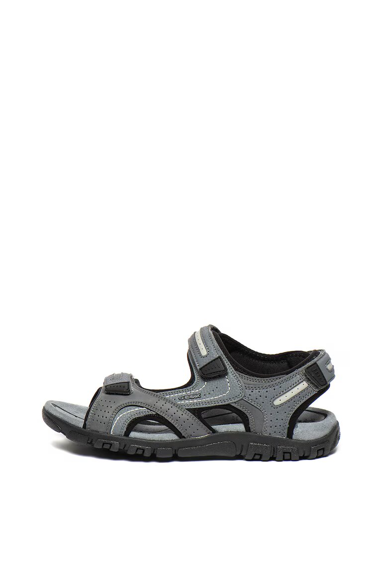 Geox Sandale de piele ecologica - cu velcro Strada