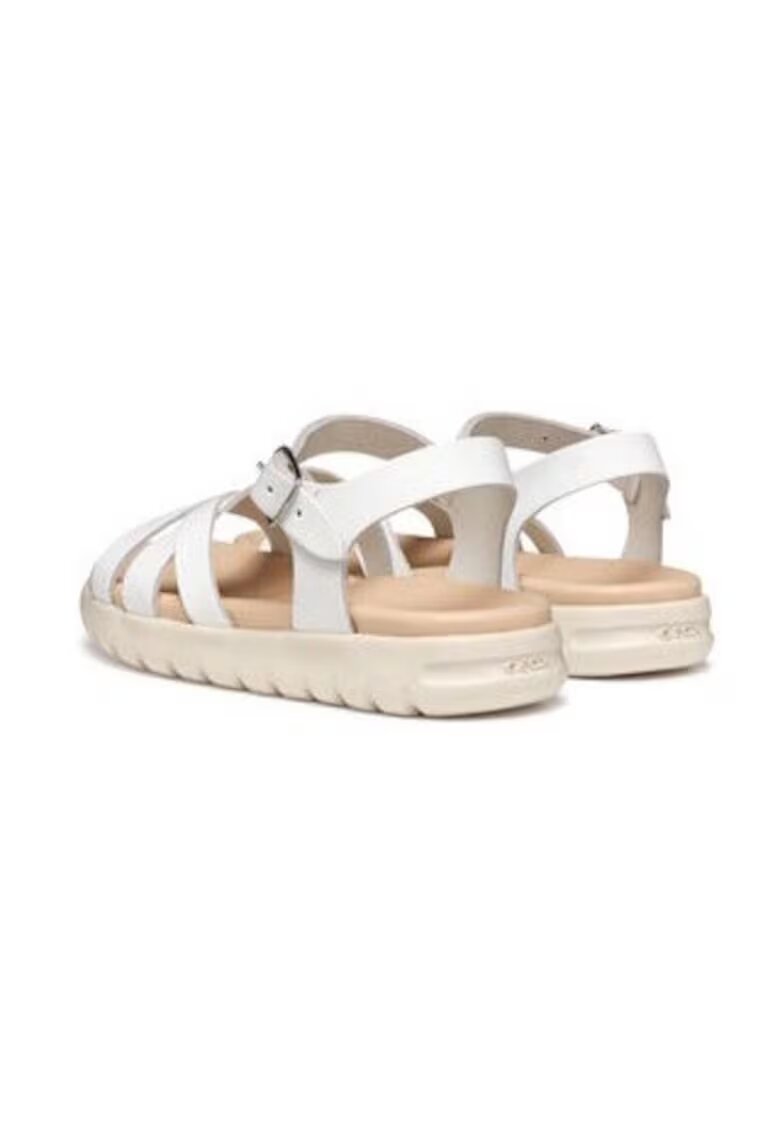 Geox Sandale fete 304618239 - Piele naturala - Alb - Alb