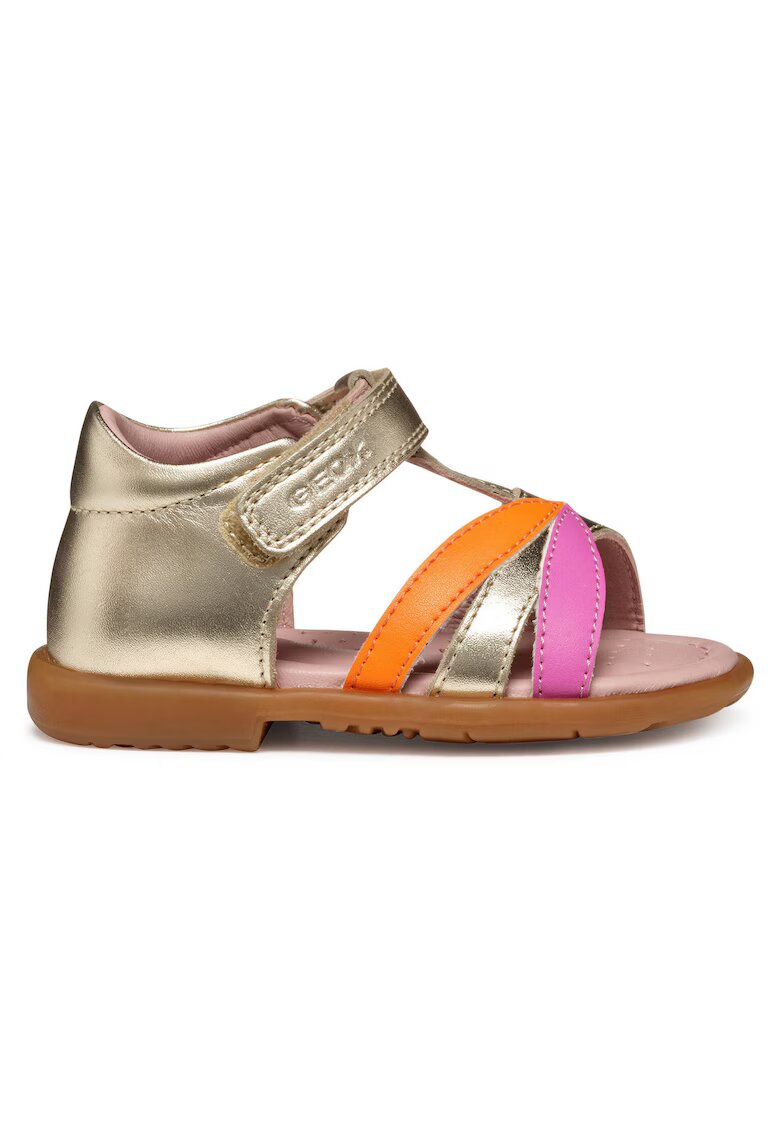 Geox Sandale fete - B5521A-044BC - Piele naturala - Auriu - Auriu