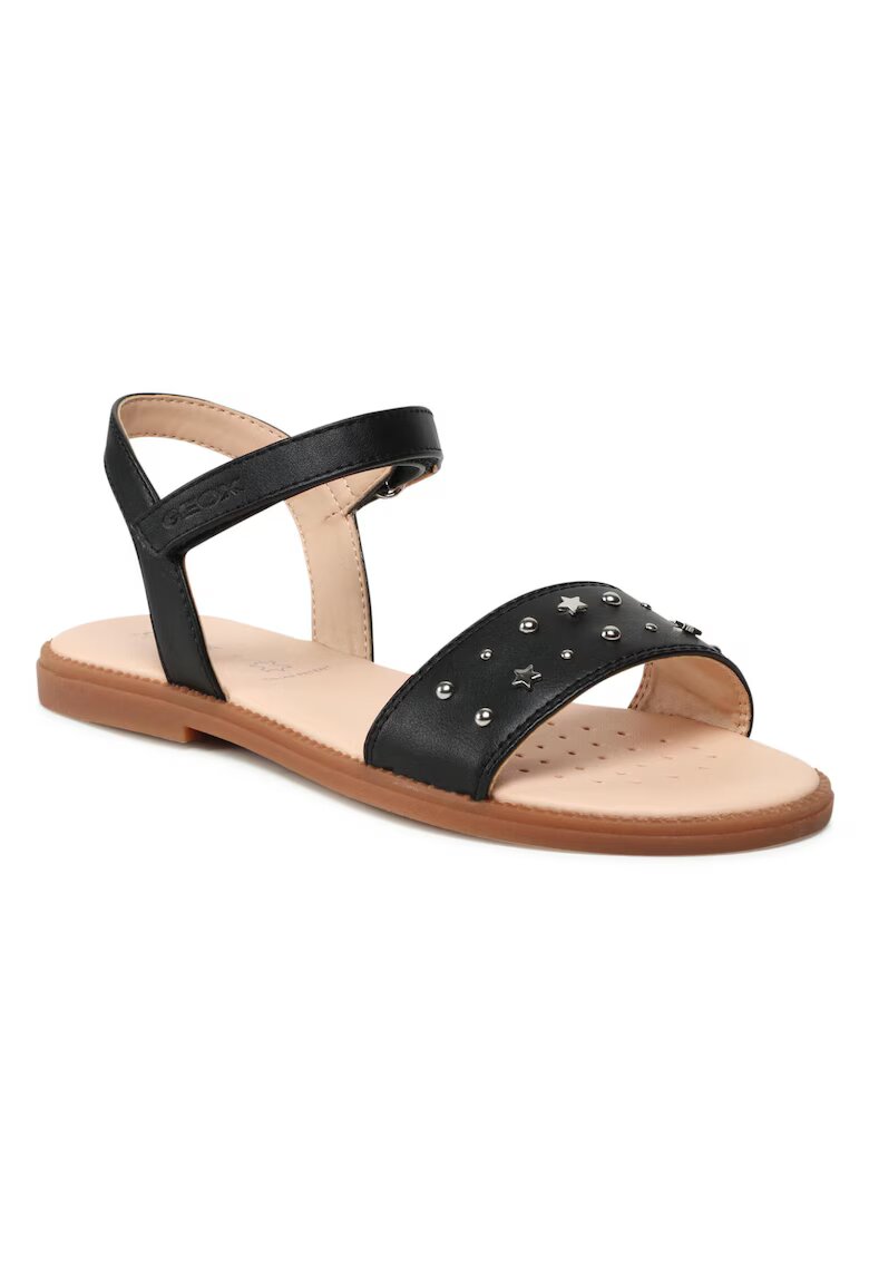 Geox Sandale Piele ecologica - Negru - Negru