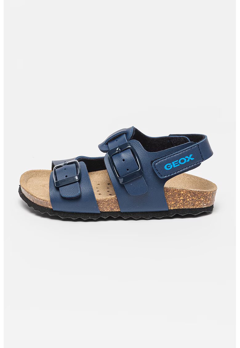 Geox Sandale slingback cu catarama Ghita - Bleumarin