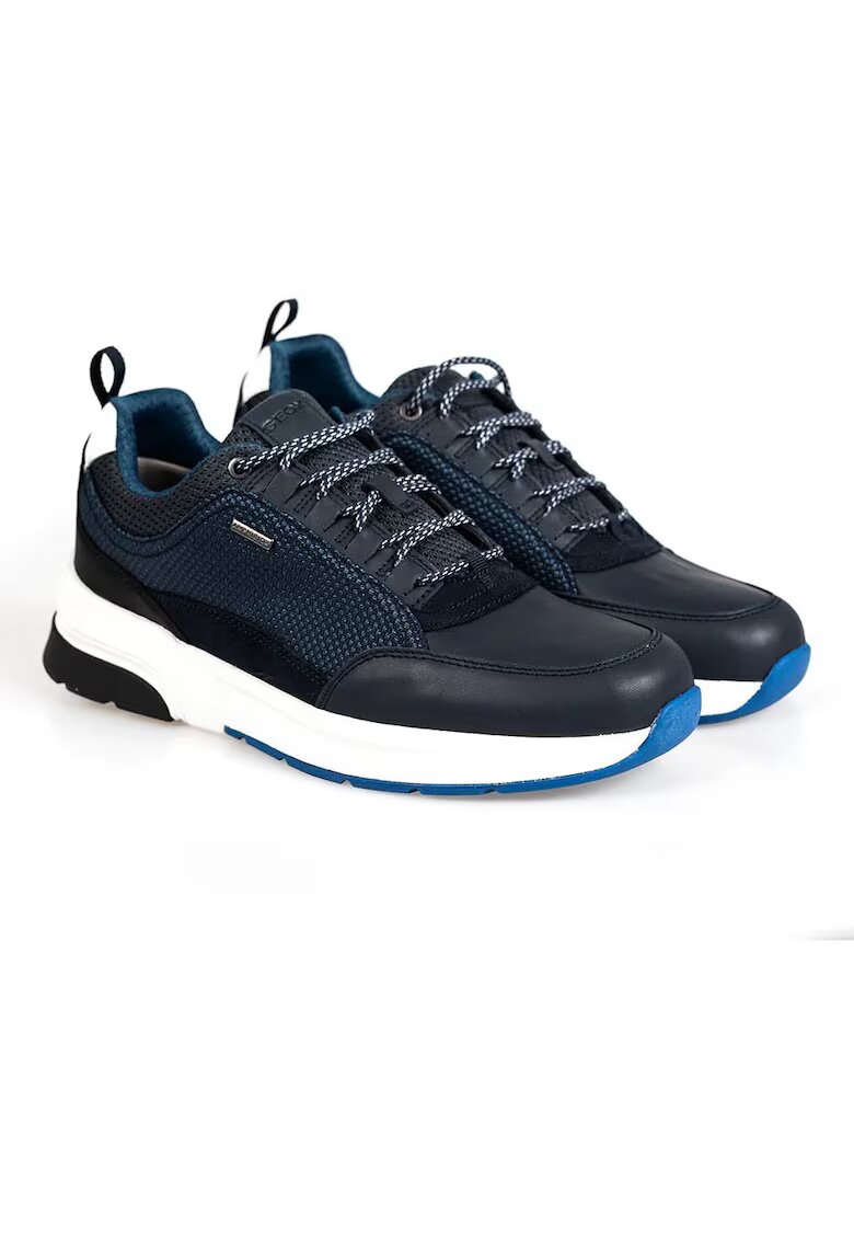 Geox Tenisi din piele si material textil Rockson -