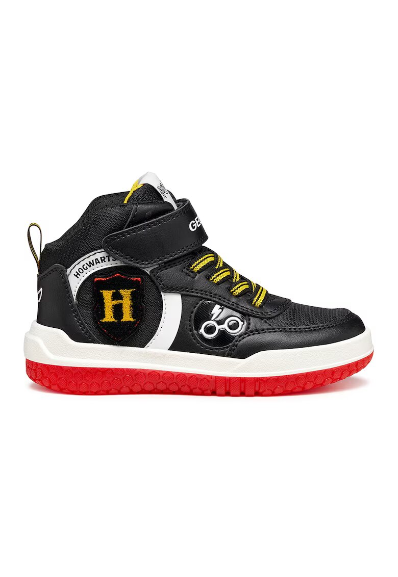 Geox Tenisi mid-high cu tematica Harry Potter - Negru/Galben sofran