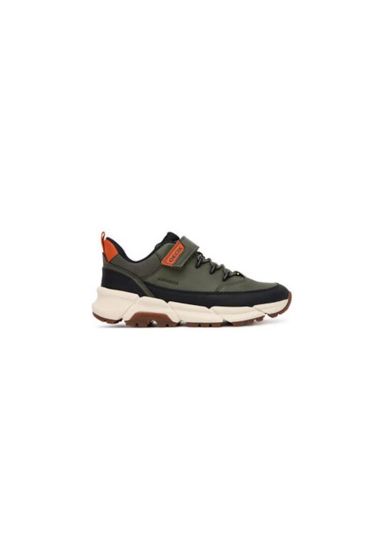 Geox Tenisi pentru baieti - din piele ecologica - multicolor -