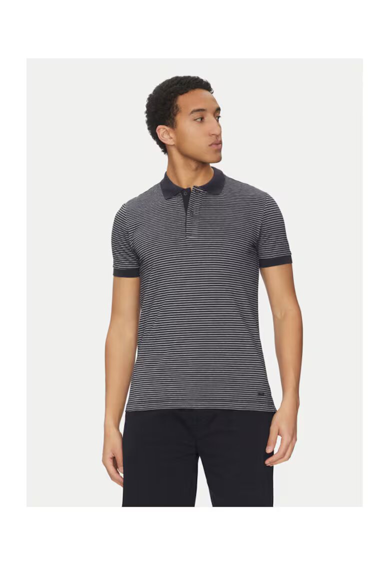 Geox Tricou polo barbati M5510N-T3250 - Bumbac - Bleumarin - Bleumarin