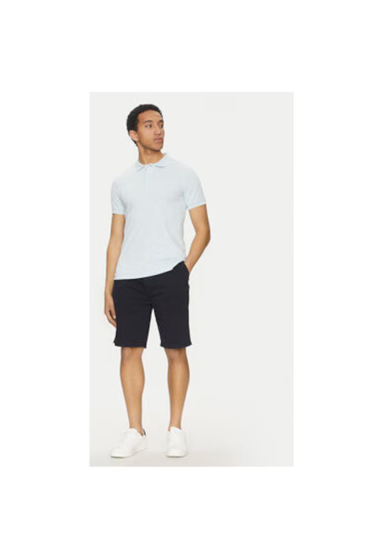 Geox Tricou Polo barbati M5510R-T3236 - Bumbac - 3XL INTL - Albastru deschis