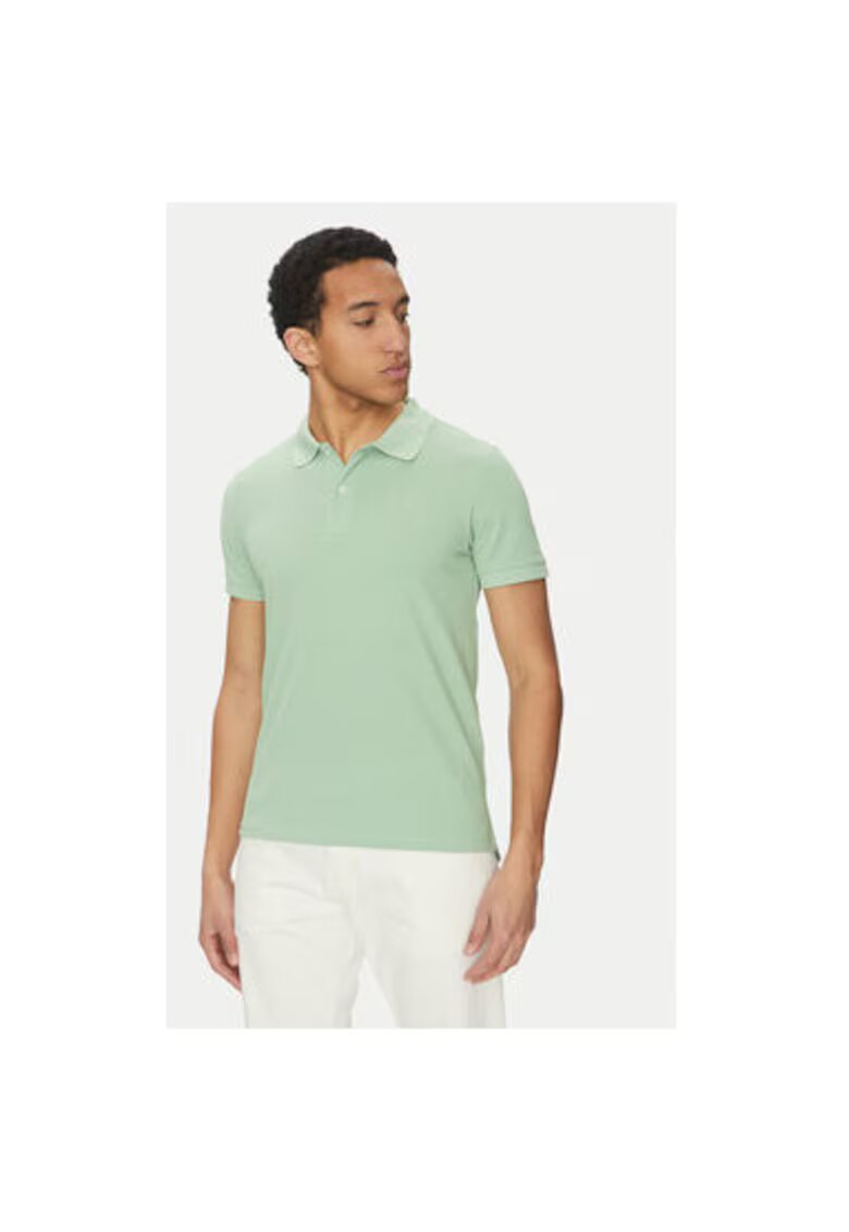 Geox Tricou polo barbati M5511B-T3240 - Bumbac - Verde - Verde