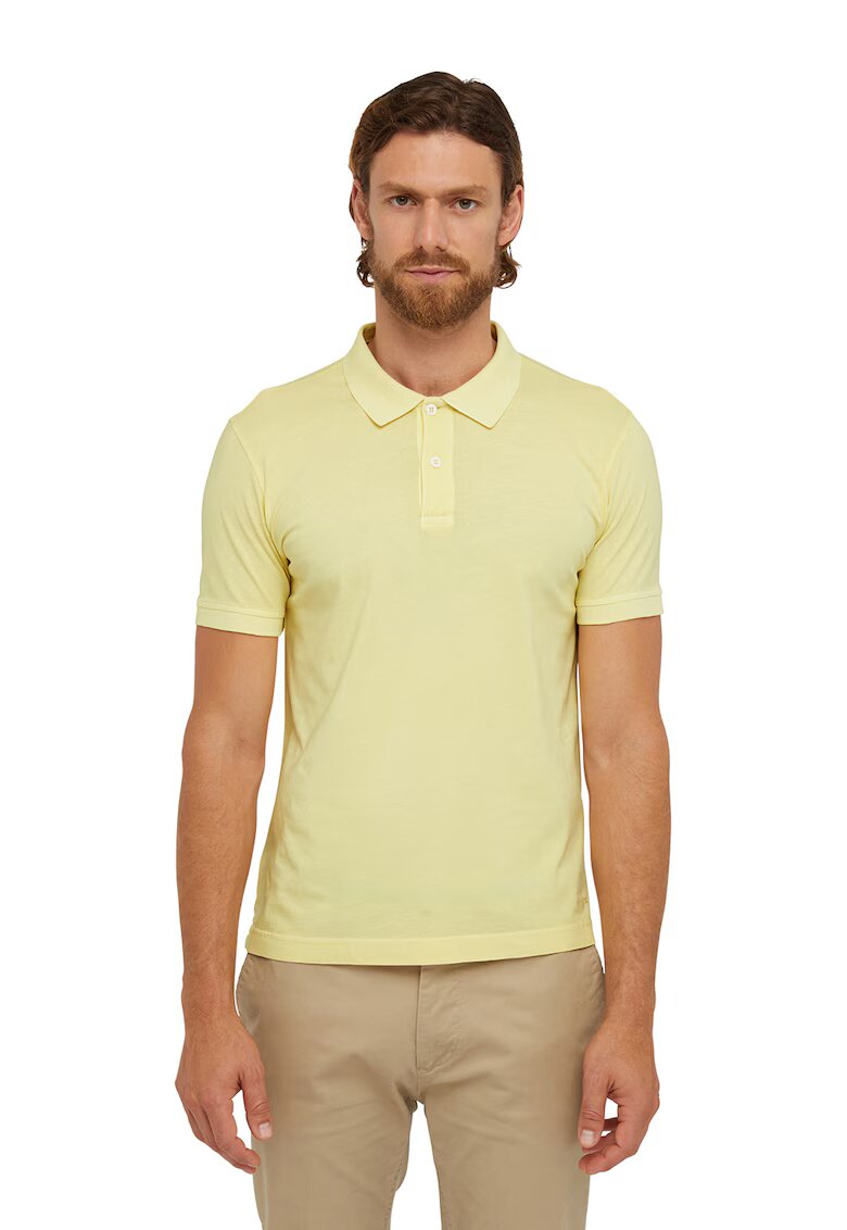 Geox Tricou polo din bumbac - Galben pai