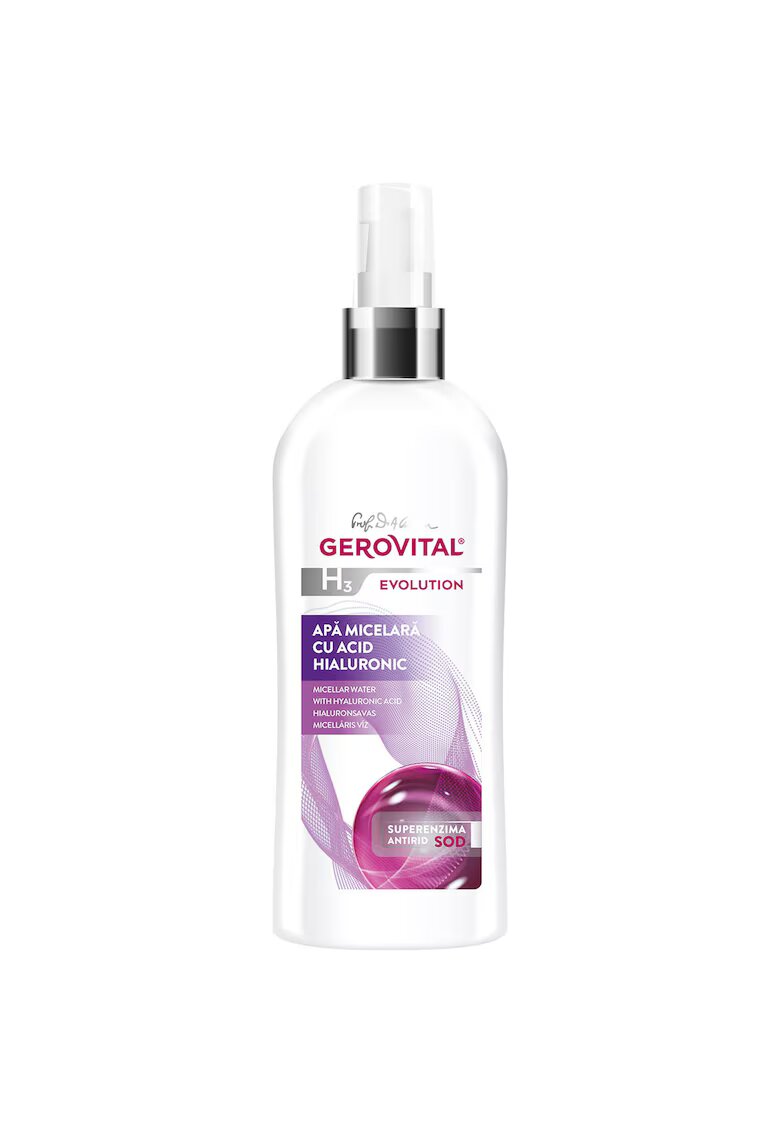Gerovital Apa micelara H3 Evolution cu acid hialuronic - 150 ml