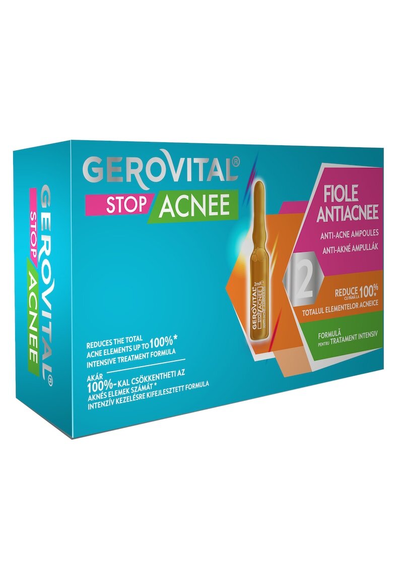 Gerovital Fiole antiacnee Stop Acnee - 10 buc x 2 ml