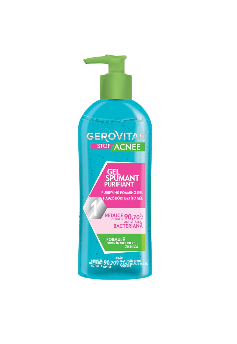 Gerovital Gel spumant purifiant Stop Acnee - 150 ml