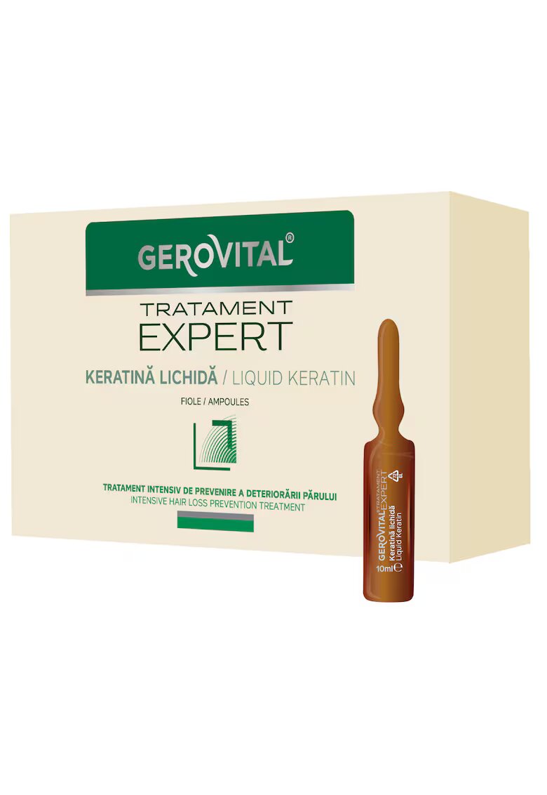 Gerovital Keratina lichida Tratament Expert - fiole 10 buc x 10 ml