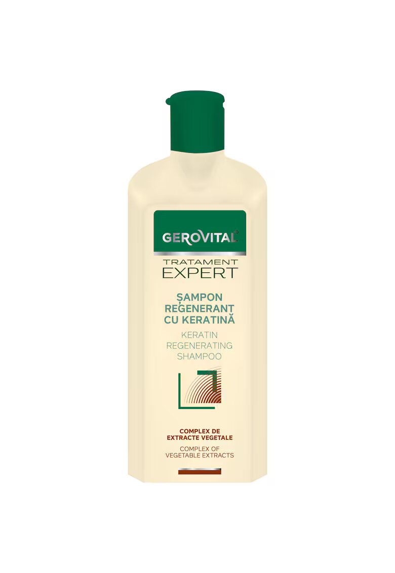 Gerovital Sampon Tratament Expert regenerant cu keratina - 400 ml