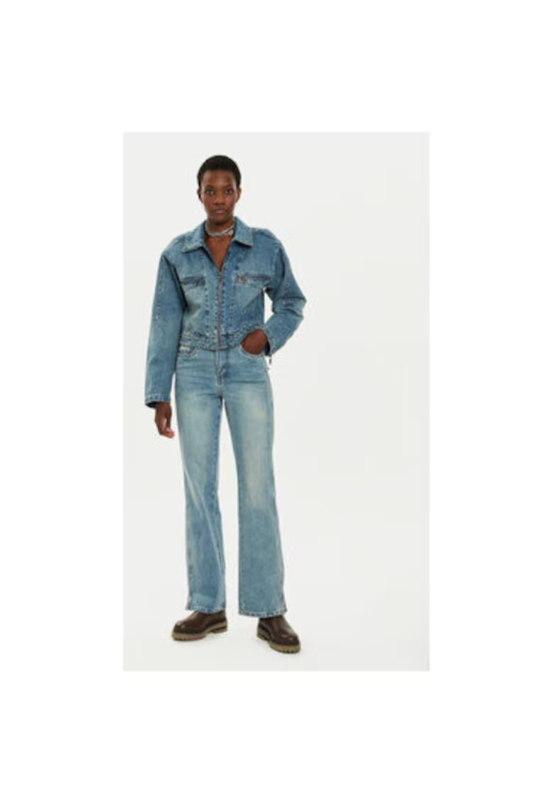 Gestuz Blugi dama - 304135019 - Bumbac - Albastru - Albastru
