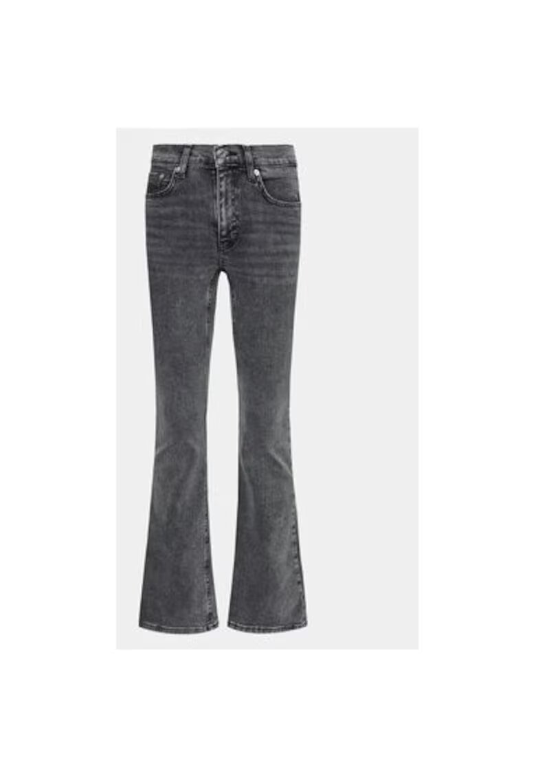 Gina Tricot Blugi dama - 302990740 - Bumbac - Gri - Gri