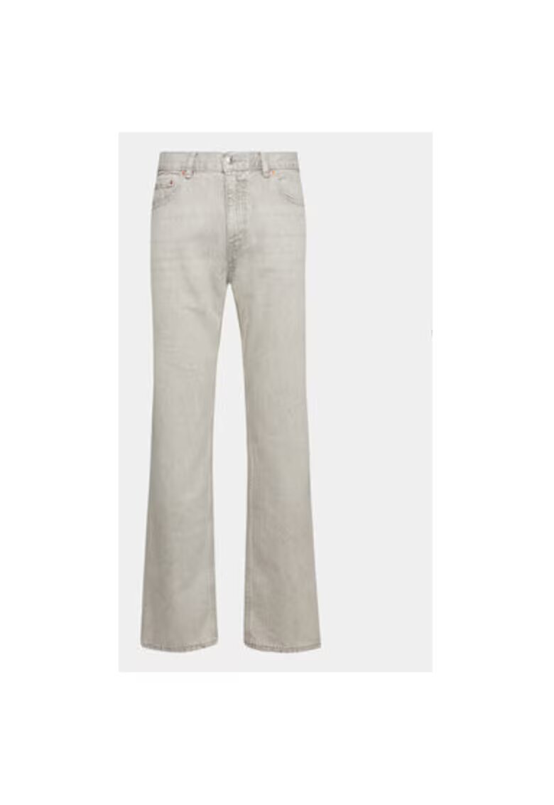 Gina Tricot Blugi dama - 303135553 - Bumbac organic/Bumbac - Gri - Gri