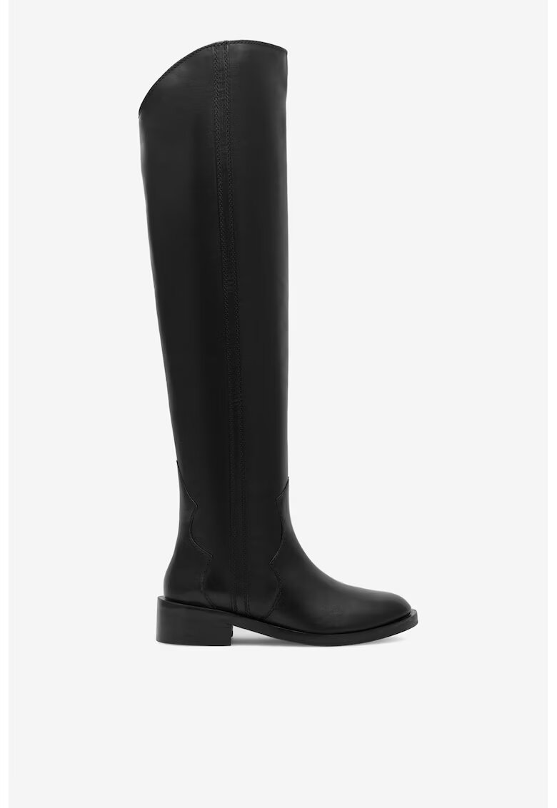 Gino Rossi Cizme dama 5905588031048 - Piele naturala - Negru - Negru