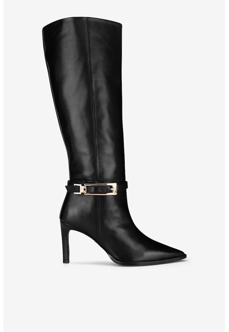 Gino Rossi Cizme dama 5905588900702 - Piele naturala - Negru - Negru