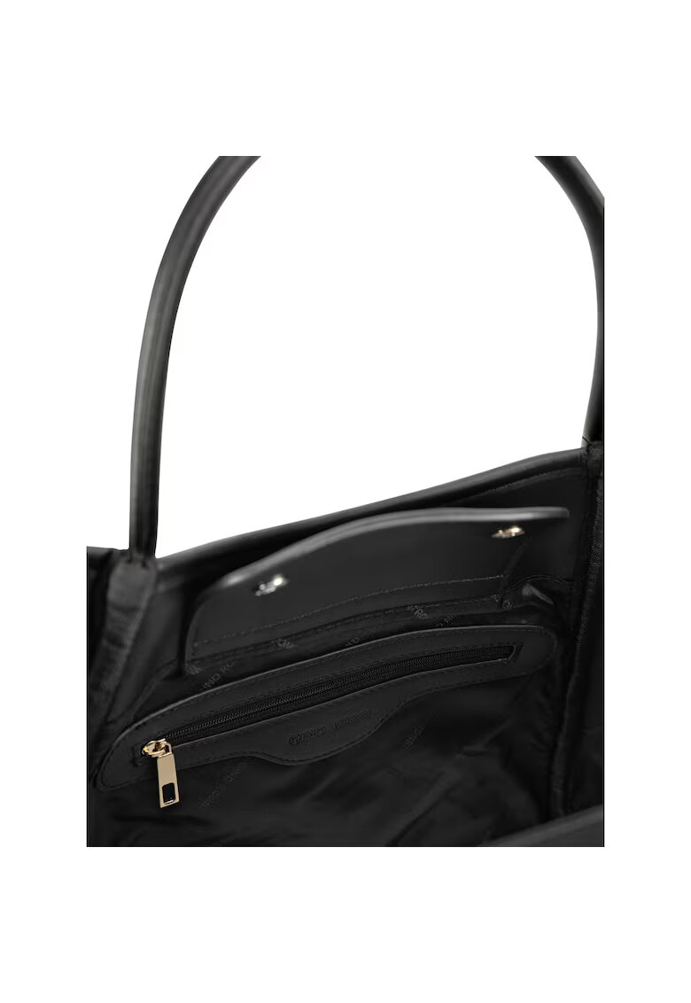 Gino Rossi Geanta dama model TYLO-11 - neagra si bej - din material sintetic