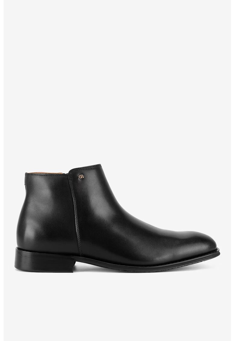 Gino Rossi Ghete barbati 5903419218743 - Piele naturala - Negru - Negru