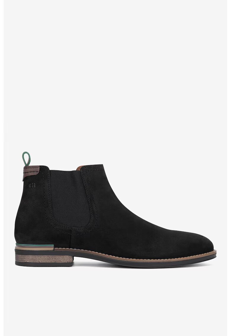 Gino Rossi Ghete barbati 5905588942788 - Piele nabuc - Negru - Negru