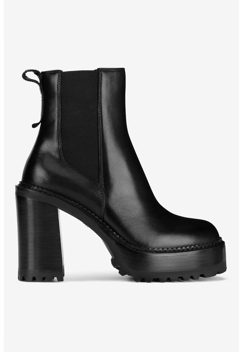 Gino Rossi Ghete dama 5905588881469 - Piele naturala - Negru - Negru