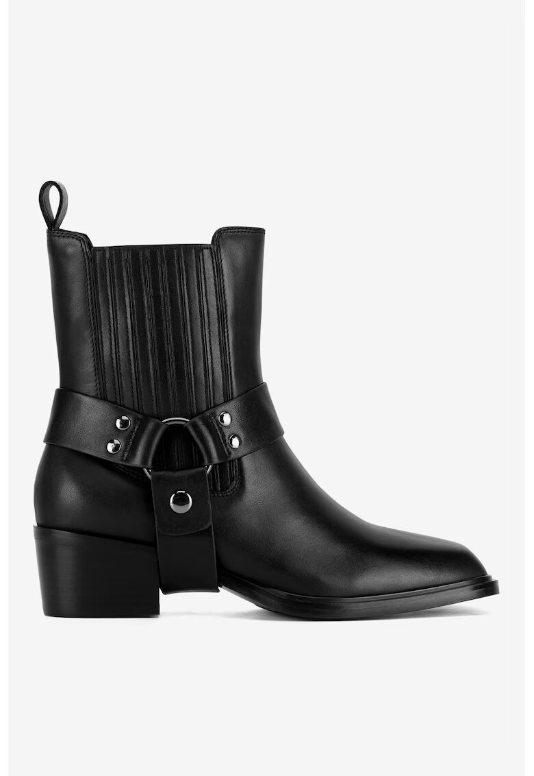 Gino Rossi Ghete dama 5905588904717 - Piele naturala - Negru - Negru