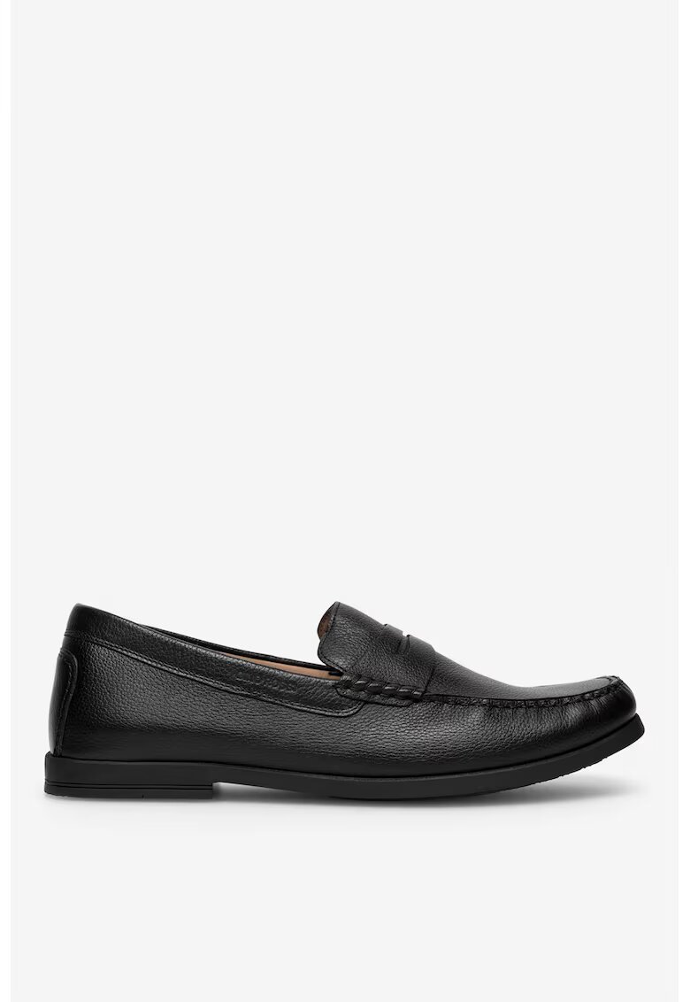 Gino Rossi Mocasini barbati 5905588553250 - Piele naturala - Negru - Negru