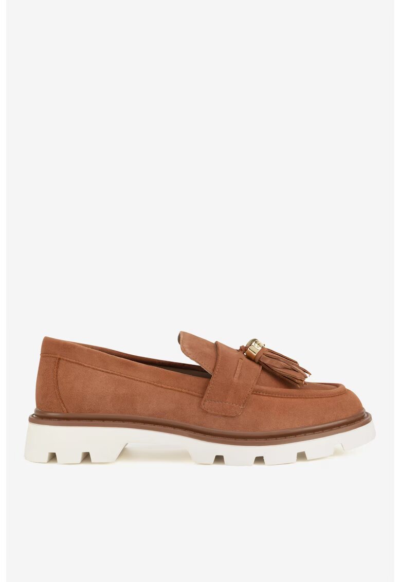 Gino Rossi Mocasini dama 5903698599687 - Piele intoarsa - Maro - Maro