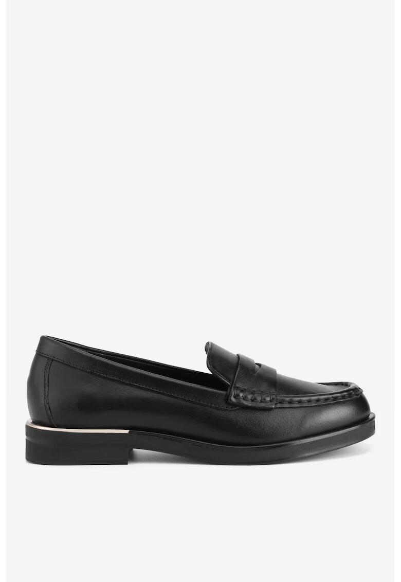 Gino Rossi Mocasini dama 5903698599816 - Piele naturala - Negru - Negru
