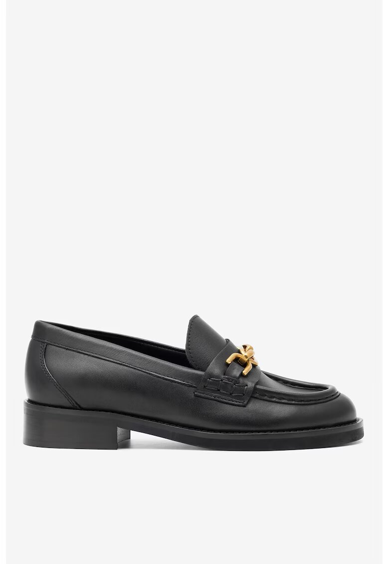 Gino Rossi Mocasini dama 5904862755380 - Piele naturala - Negru - Negru