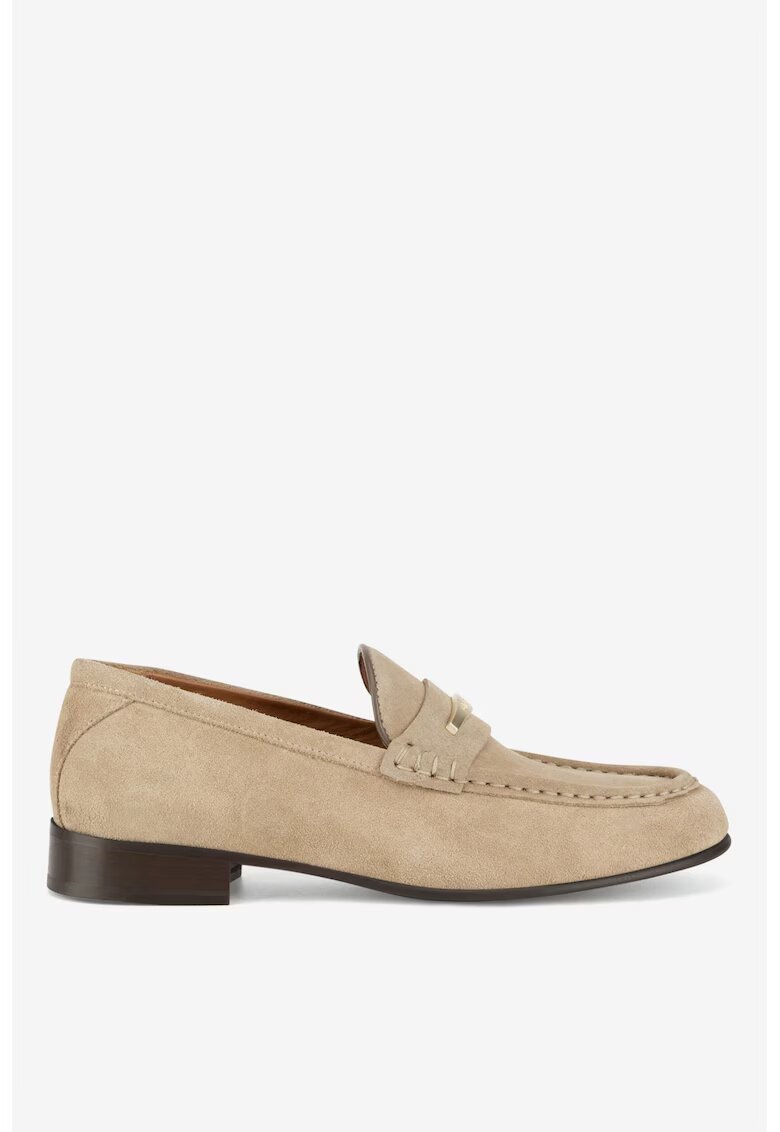 Gino Rossi Mocasini dama 5904862877228 - Piele intoarsa - Bej - Bej