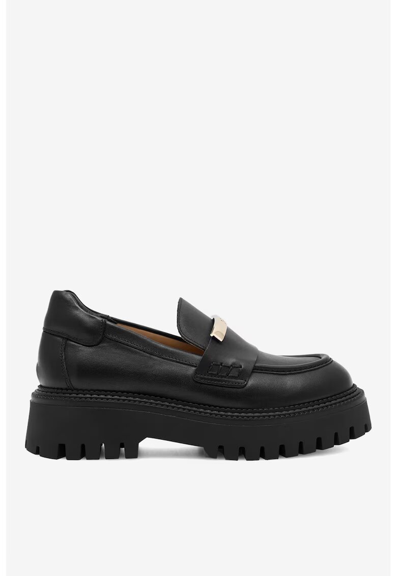 Gino Rossi Mocasini dama 5905588638858 - Piele naturala - 41 EU - Negru