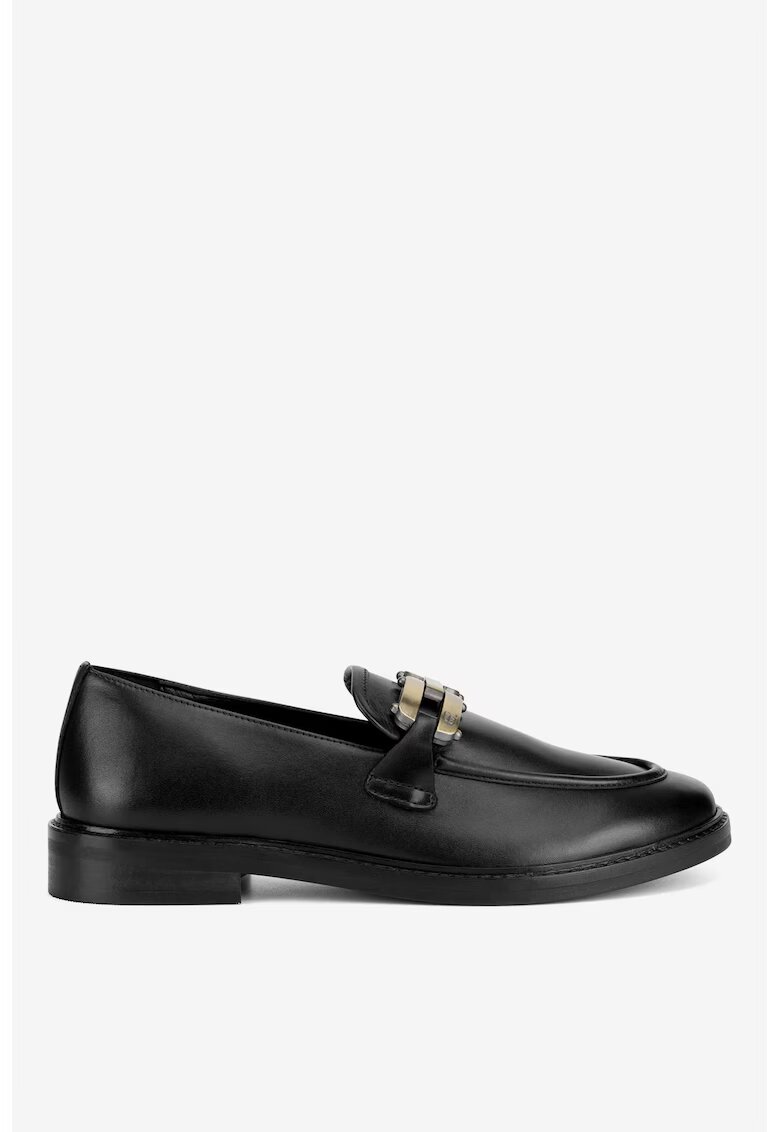 Gino Rossi Mocasini dama 5905588818236 - Piele naturala - Negru - Negru