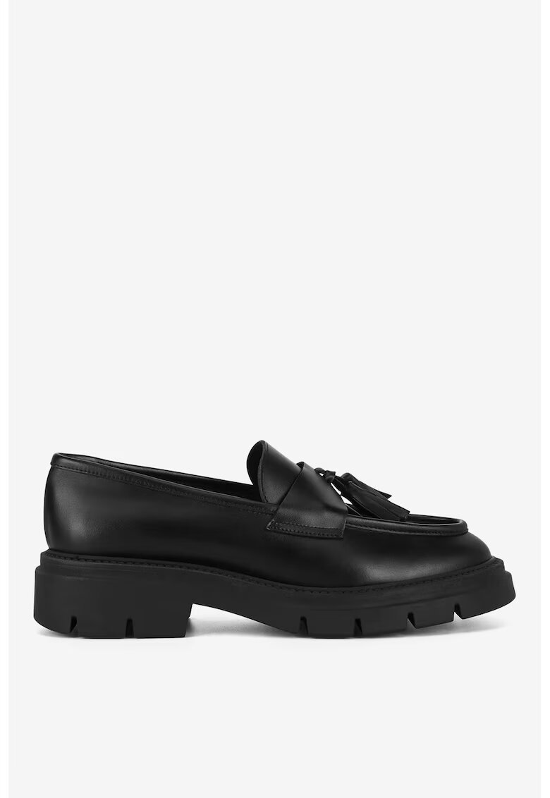 Gino Rossi Mocasini dama 5905588856016 - Piele naturala - Negru - Negru