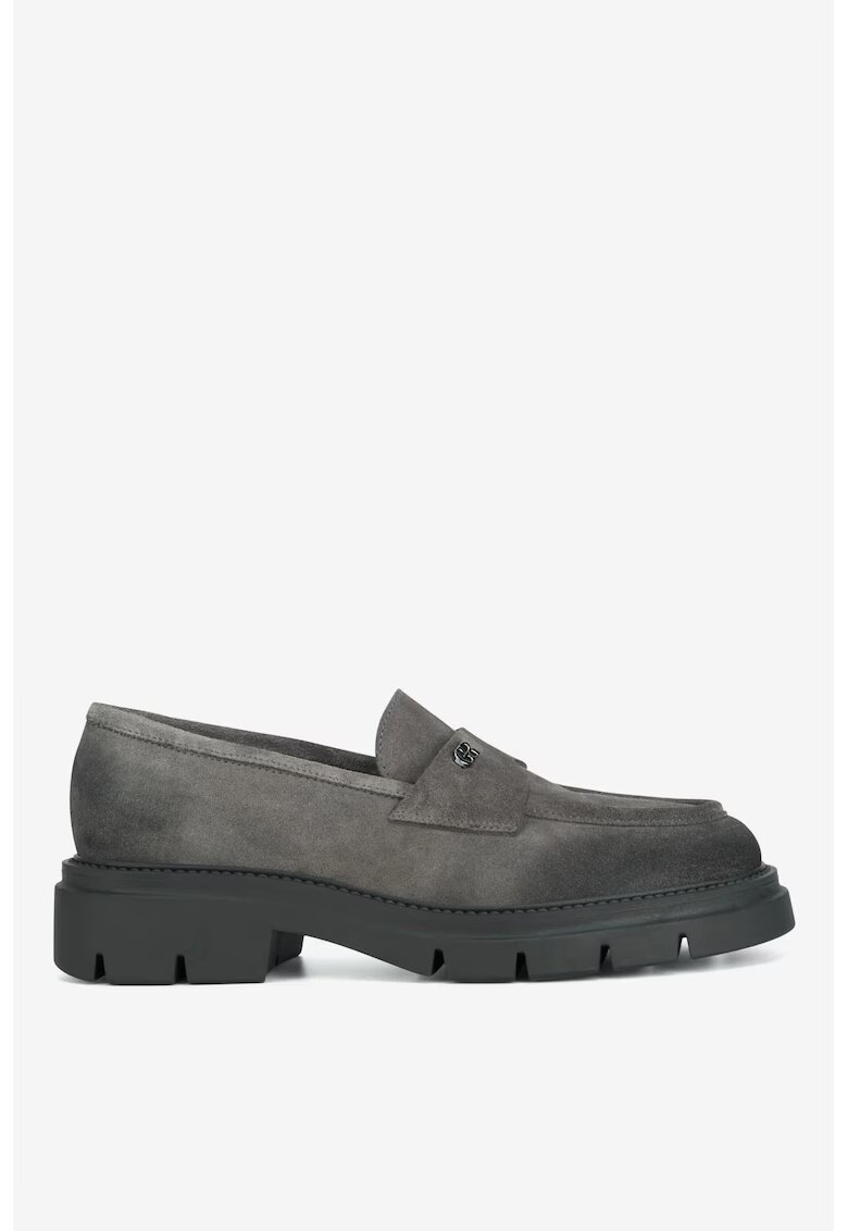 Gino Rossi Mocasini dama 5905588856146 - Piele intoarsa - Negru - Negru