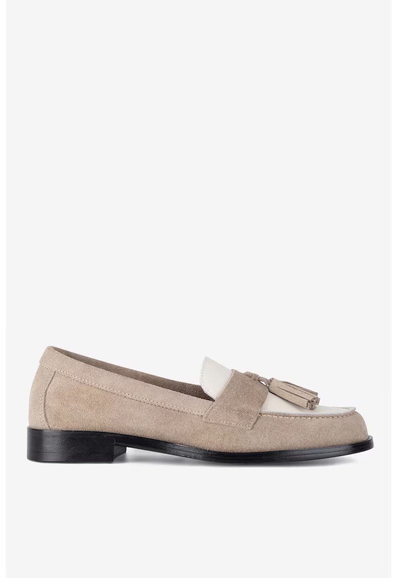 Gino Rossi Mocasini dama 5906751018958 - Piele intoarsa - Bej - Bej