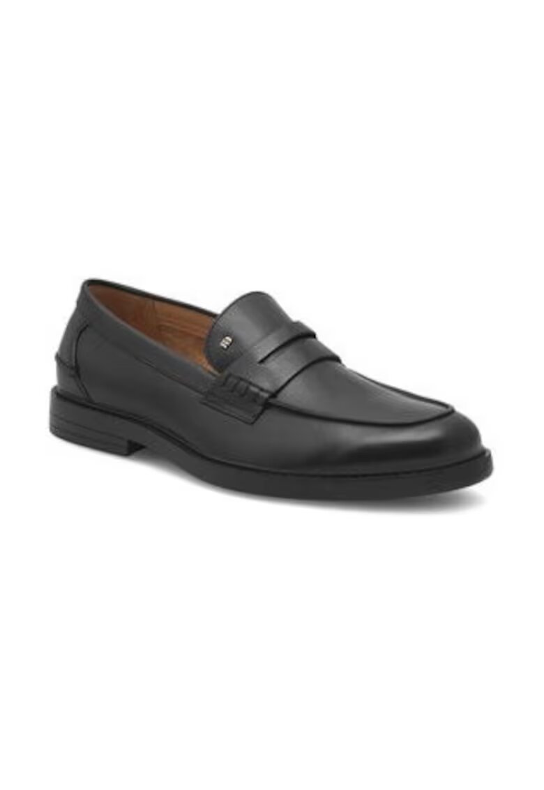 Gino Rossi Pantofi barbati - slip-on - piele naturala - Negru