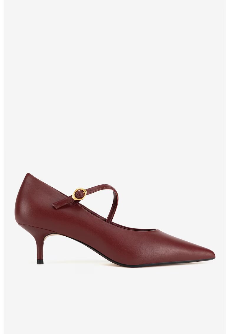 Gino Rossi Pantofi dama 5903419938832 - Piele naturala - Rosu - Rosu